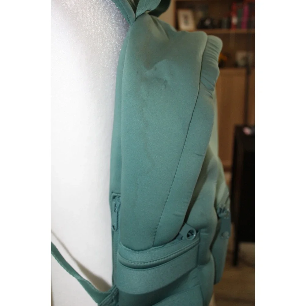 Dagne Dover Dakota Neoprene Backpack Teal Green Medium Travel Commuter Bag